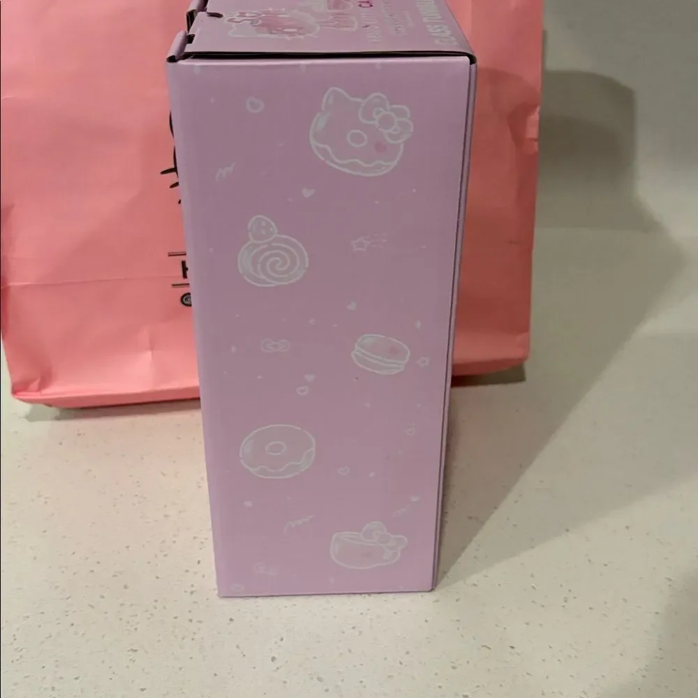 Hello Kitty Cafe Exclusive 50th Anniversary Glass Tumbler New Release 20…